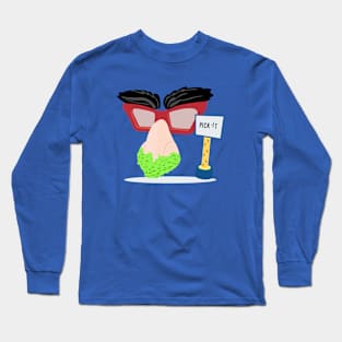 Pick It Double Dare Nose Long Sleeve T-Shirt